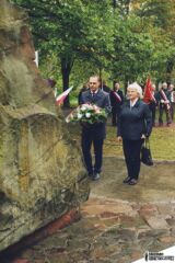 Poseł na Sejm RP Rafał Weber i Senator RP Janina Sagatowska