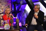 Dorota Kośmicka z jednym z jej nauczycieli Waldemarem Rożkiem (fot. Roksana Bąk/www.mdkstalowawola.pl)