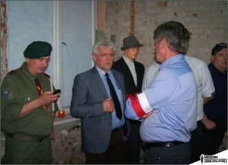 Zbigniew Markut prezes ŚZŻAK i czlonkowie