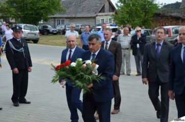 Uroczystości w Hucie Podgórnej.